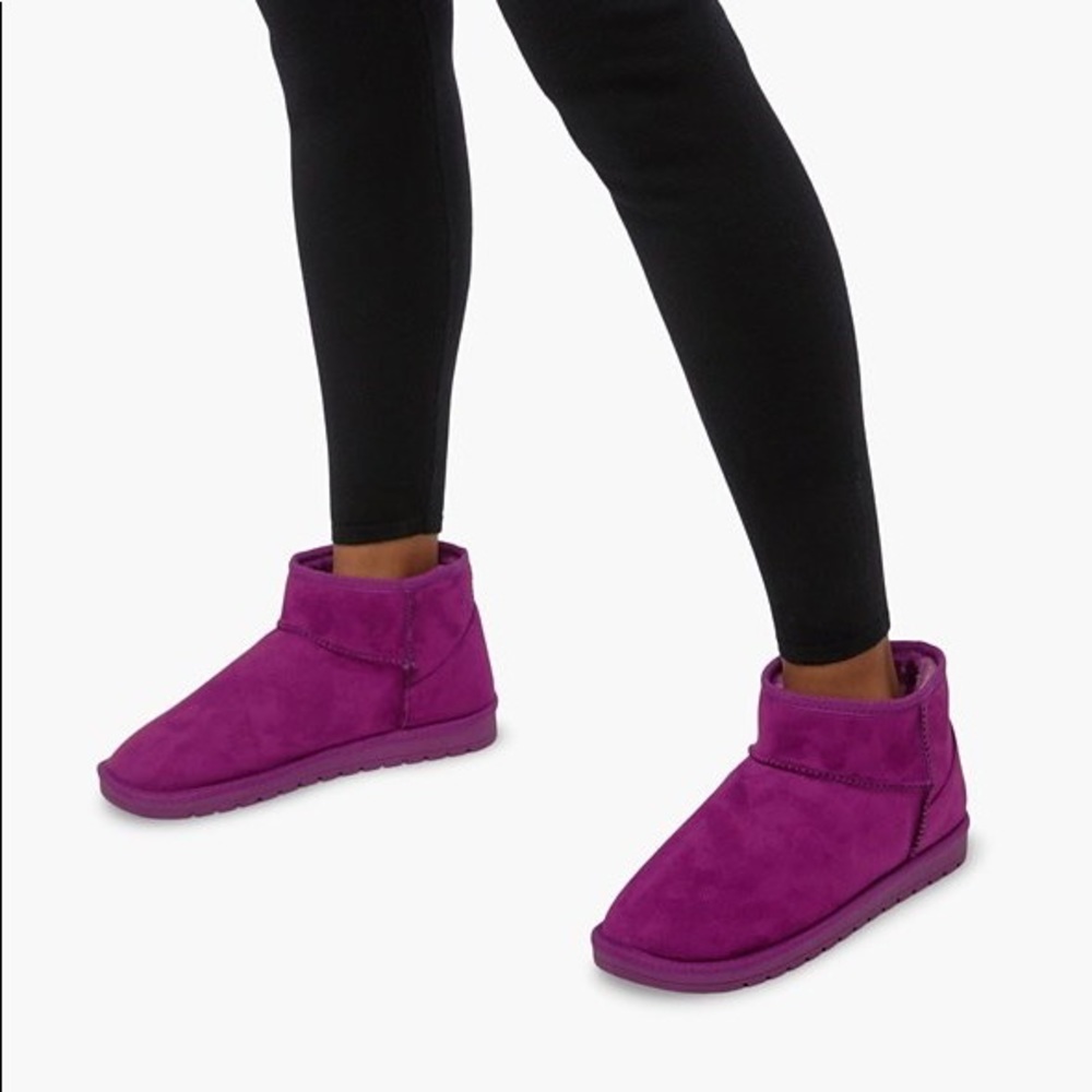 Lynn Sherpa Ankle Fuzzie Size 8